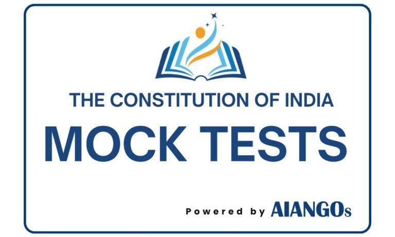 The Constitution of India – MCQ from Study Material (Basic)